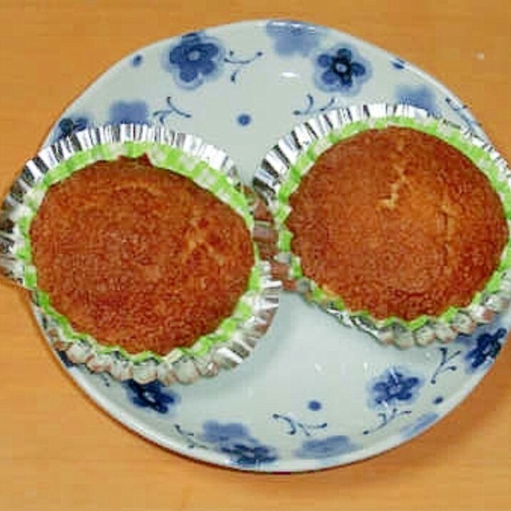 シンプル！素朴なメープルカップケーキ